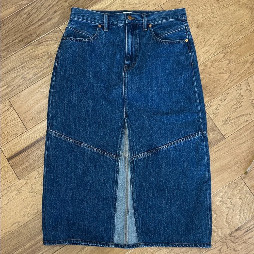 Madewell Blue Denim Skirt